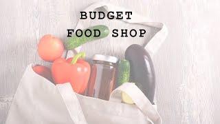 Budget Food shop| Frugal living