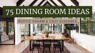 Farmhouse Dining Room Decor Ideas | Rustic Charm & Cozy Elegance