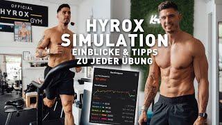 HYROX SIMULATION mit Einblicken und Tipps zu jeder Übung! #hyrox #hyroxtraining