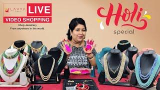 Holi Special Live Video Shopping #LavyaJewels #Live #Sales #Shopping #Video #GoldJewelry #ShopNow