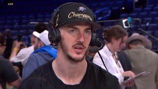 Alex Caruso Joins NBA TV Crew, Talks Winning His 2nd NBA Title | FULL Interview