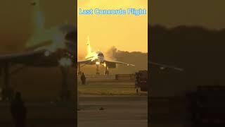 the last ever concord flight #rip #viral