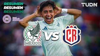 HIGHLIGHTS | México 2-1 Costa Rica | CONCACAF Sub20 Championship | TUDN