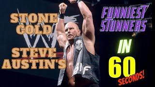 Stone Cold Steve Austin's Funniest Stunners - WWE in 60 Seconds #shorts