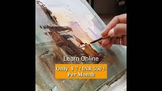 learn Plein air watercolor by Prafull Sawant