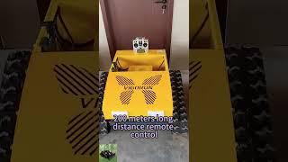 RC track-mounted mowing machine made by Vigorun Tech#lawn #farming #mower