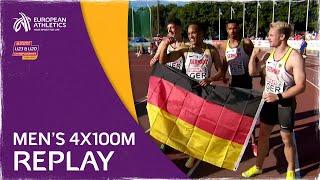 GERMAN GREATS: Men’s 4x100m Final Replay - European U23 Championships Tallinn 2021