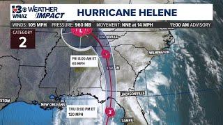 LIVE:  Tracking Hurricane Helene