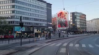 Helsingin raitiolinja 9H, 7 Koskelan varikko-Länsiterminaali-Meilahti-Länsitetminaali. @hslhrt