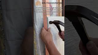 Какие фиброцементные панели можно устанавливать на гвозди и как это происходит? #монтажфасада  #kmew