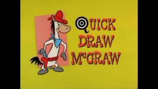 Every Quick Draw McGraw cartoon all openings/titlecards and endings (Part 2)