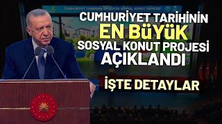 TOKİ Sosyal Konut Projesi | Cumhurbaşkanı Erdoğan Ev Fiyatlarını Açıkladı!