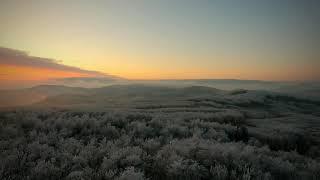 Malé Karpaty | Veľká Homola | Sunset & Frozen trees