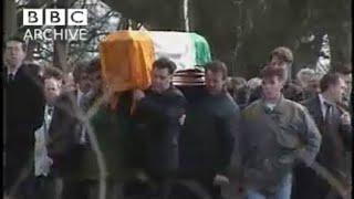 Funeral of former INLA leader Dominic 'mad dog'  Mcglinchey, Bellaghy, 14th February 1994