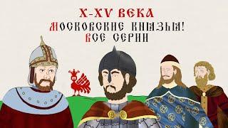 X-XV века.МОСКОВСКИЕ КНЯЗЬЯ. КРАТКАЯ ХРОНИКА СОБЫТИЙ.Ретроспектива.