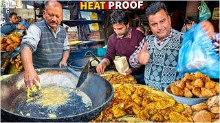 20/- BEST Amritsari Street Food India  Heavy Traffic Jam Punjabi Nashta