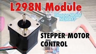 NEMA 17 Stepper Motor Control using L298N Arduino tutorial