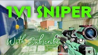 1v1 Sniper with Subscriber in COD MOBILE | COD MOBILE 1v1 Sniping Gameplay