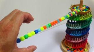 Marble Run  Transparent Pipe, Transparent Car, Rainbow Tower [Simple Marble Run]