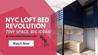 Revolutionizing NYC Living: Custom Loft Beds, Floating Desks & Radical Design!