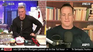 Aaron Rodgers Wednesday | The Pat McAfee Show Live | October 9th 2024