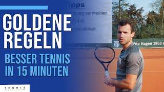 Besser Tennis Spielen in 15 Minuten | Schnell Erfolge erzielen | Tennis Mastery