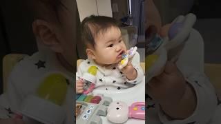 포도한입 장난감한입 264일 바다의 선택은?? #아기 #baby #cute #cutebaby #funny #babygirl #babycute #anak #anakanak #과즙망