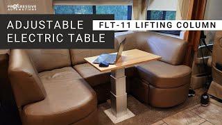 tw HomeShow Review | Adjustable Electric Table with FLT-11 Lifting Column | PROGRESSIVE AUTOMATIONS