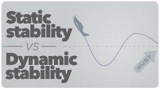 Static stability vs dynamic stability.