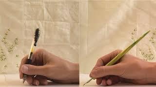 Writing With a Regular Pen Versus Writing With a Pointed Pen