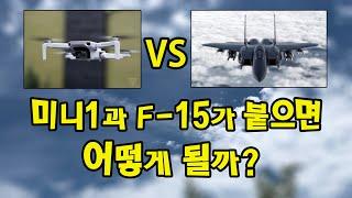 DJI미니1과 보잉사의 F-15가 서로 붙는다면?