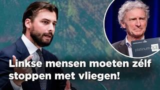 "Leve de Homo Volans!" - Baudet (FVD) in debat over Schiphol en klimaat