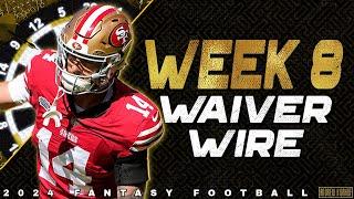 Week 8 Waiver Wire Pickups - 2024 Fantasy Football