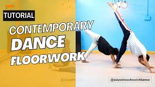Learn Contemporary Dance  FloorWork Tutorial | Basic Contemporary Dance | SIzzable School OF Dance