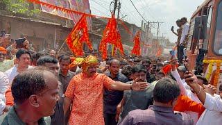 BJP MLA Raja Singh Entry at Ram Navami Shobha Yatra at Dhoolpet | Raja Singh Ram Navami Shobha Yatra