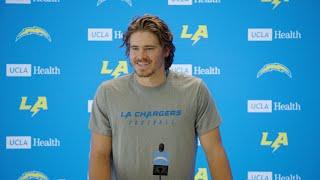 Justin Herbert On Preparing For Titans | LA Chargers