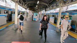 Omori Station JK18 | JR Keihin Tohoku Line Walks | Tokyo Railways Exploration | Japan 4K