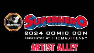 Superhero Comic Con 2024 Artist Alley Day 1