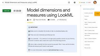 Model dimensions and measures using LookML