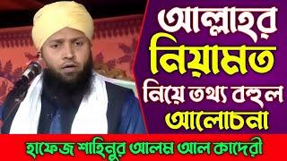 আল্লাহর নিয়ামত কেমন | Hafez Shahinur Alam Al Qaderi | হাফেজ শাহিনুর আলম আল কাদেরী | Allahor Niyamot