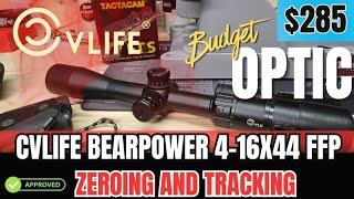 CVLIFE Bear Power 4-16×44 FFP Zero and Tracking.