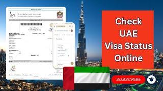 How to Check UAE Visa Status Online 2024 || Check Validity with Passport Number ||Learning Life