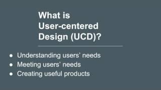 What is User-centered Design?