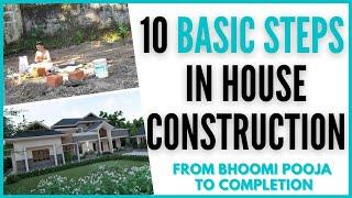 10 Basic Steps in HOUSE CONSTRUCTION IN KERALA | Viya Constructions