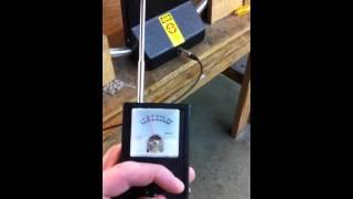 MFJ-801 RF Field Strength Meter demo