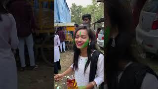 Holi Masti Mini Vlog ️ #holispecial #minivlog #santali #viral #pujasoren #viralshort #trending