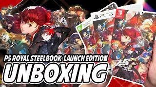 Persona 5 Royal: Steelbook Launch Edition (PS5/Switch/Xbox Series X) Unboxing