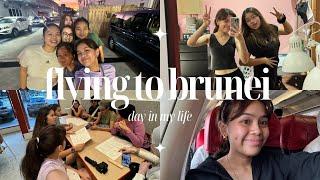 flying to brunei with family (reunited) ️