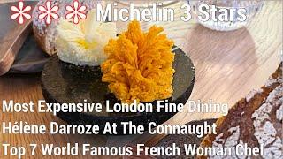 3 Star Michelin Fine dining at Hélène Darroze at The Connaught -  Top French woman Chef's 3 London