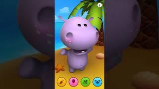 Talking Baby Hippo - (Version V2.1 for iPhone/iPod Touch) - (Full Gameplay)